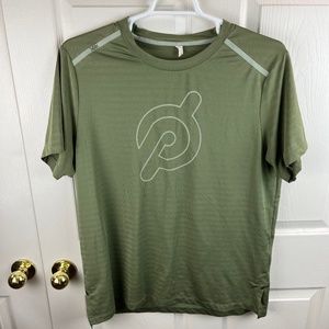 Men's Rhone Peloton Short Sleeve Top T-Shirt Green Size XL